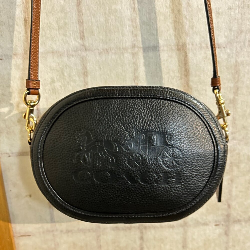Coach Camera Bag Horse & Carriage Black